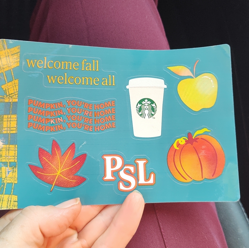 Starbucks Fall 2024 Stickers